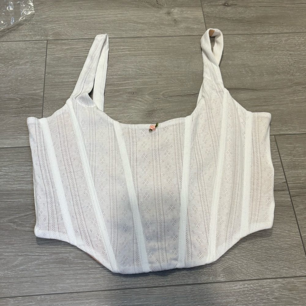 With Jean corset